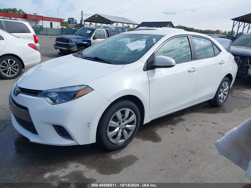 2016 TOYOTA COROLLA LE - 2T1BURHE6GC494835