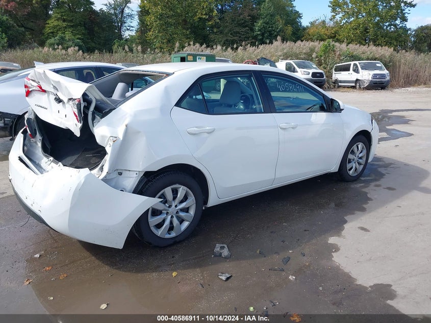 2016 TOYOTA COROLLA LE - 2T1BURHE6GC494835