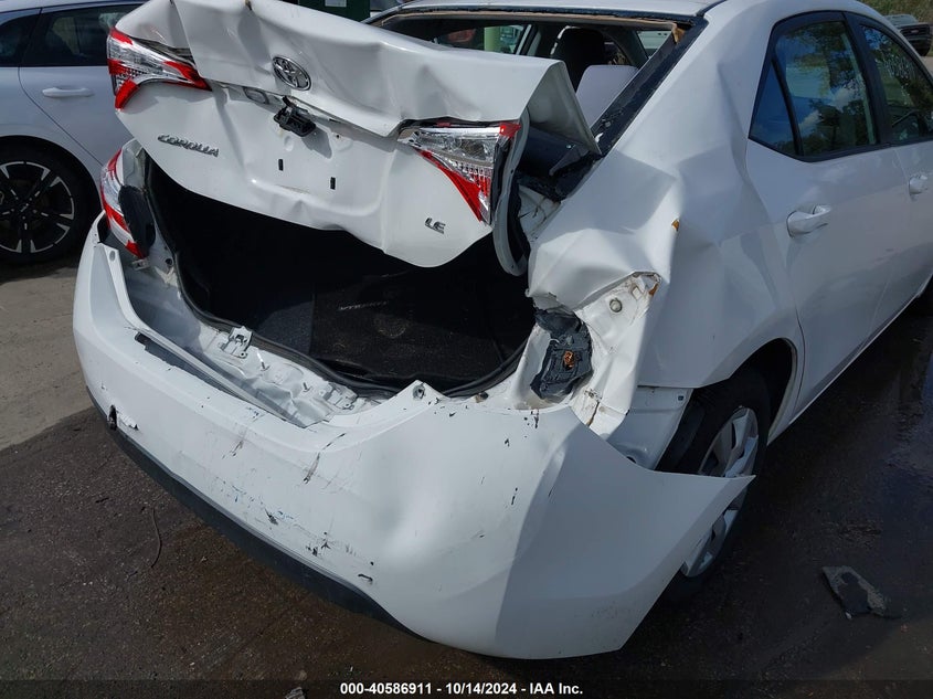 2016 TOYOTA COROLLA LE - 2T1BURHE6GC494835