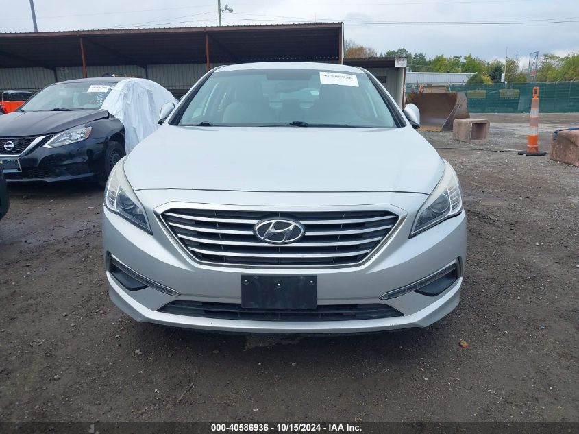 2015 Hyundai Sonata Se VIN: 5NPE24AFXFH196034 Lot: 40586936