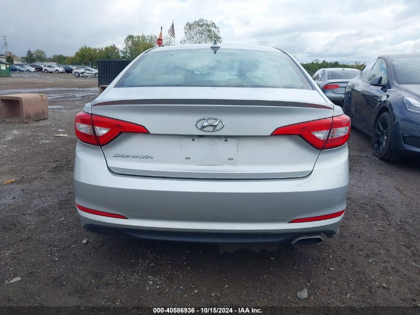 2015 Hyundai Sonata Se VIN: 5NPE24AFXFH196034 Lot: 40586936