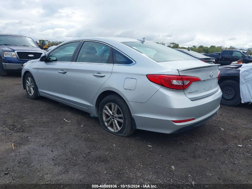 2015 Hyundai Sonata Se VIN: 5NPE24AFXFH196034 Lot: 40586936