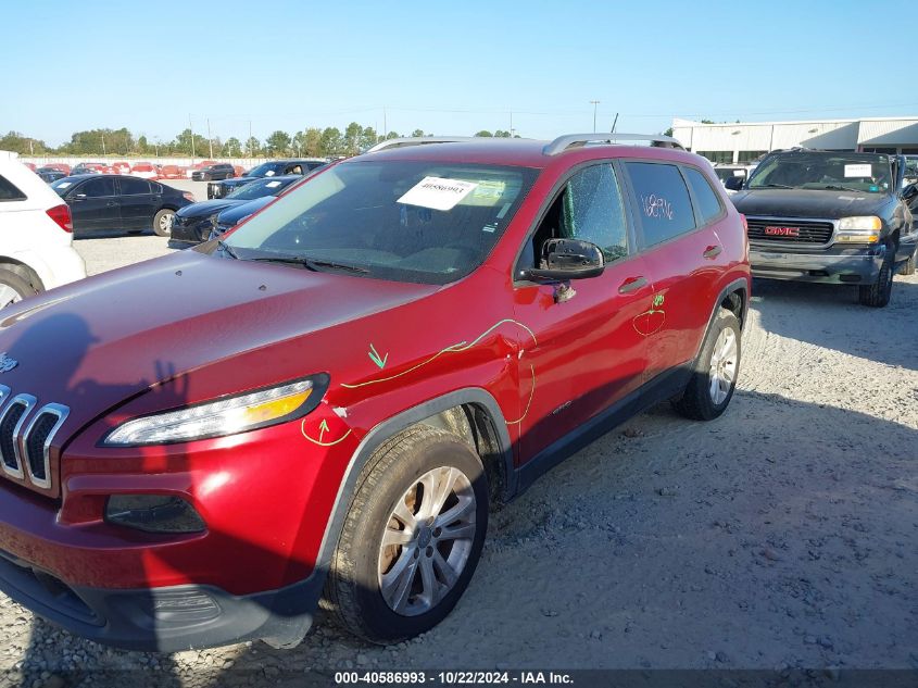 2015 Jeep Cherokee Sport VIN: 1C4PJLAB1FW731944 Lot: 40586993