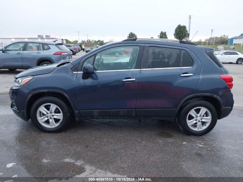 2018 Chevrolet Trax Lt VIN: 3GNCJLSB7JL196721 Lot: 40587010