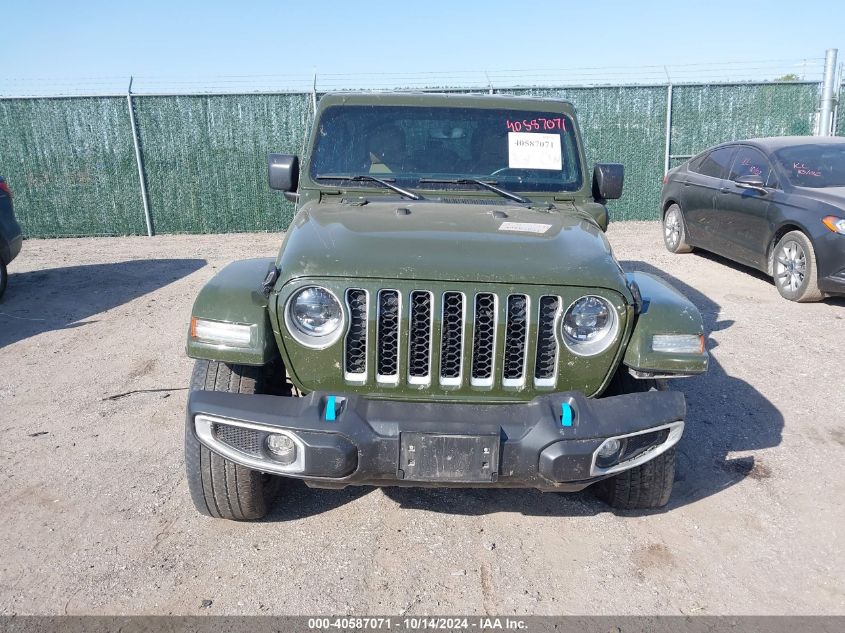 2023 Jeep Wrangler 4Xe Sahara 4X4 VIN: 1C4JJXP64PW627098 Lot: 40587071