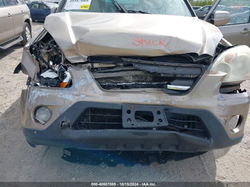 2005 Honda Cr-V Se VIN: SHSRD78985U336424 Lot: 40587089