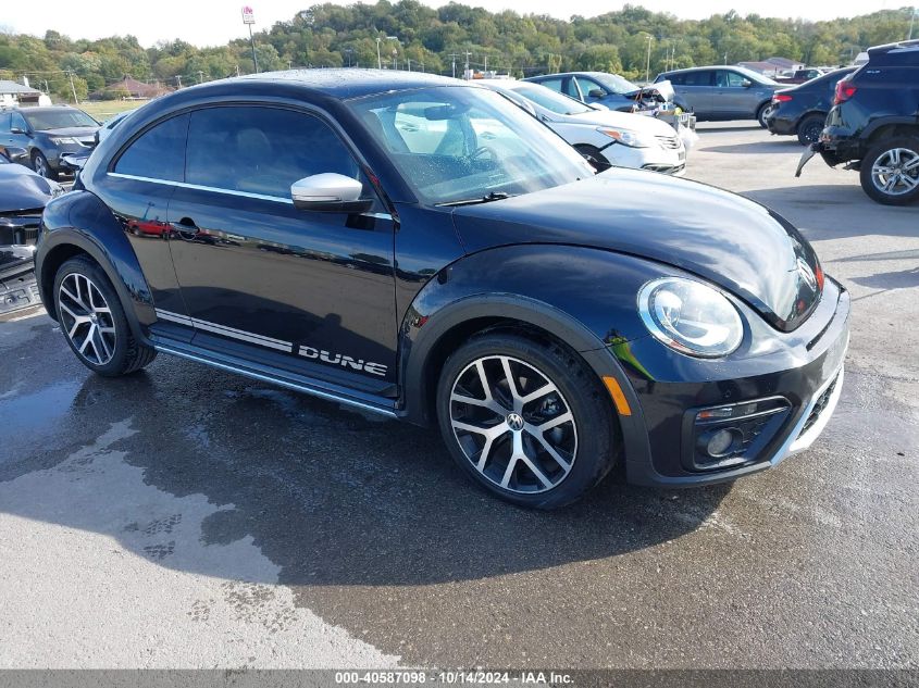 2017 Volkswagen Beetle 1.8T Dune VIN: 3VWS17AT0HM628413 Lot: 40587098