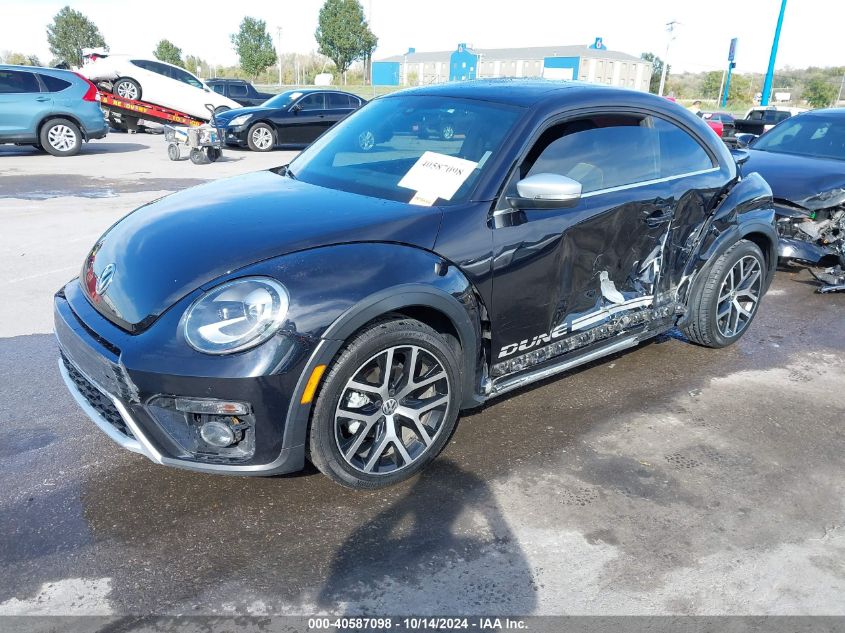 2017 Volkswagen Beetle 1.8T Dune VIN: 3VWS17AT0HM628413 Lot: 40587098