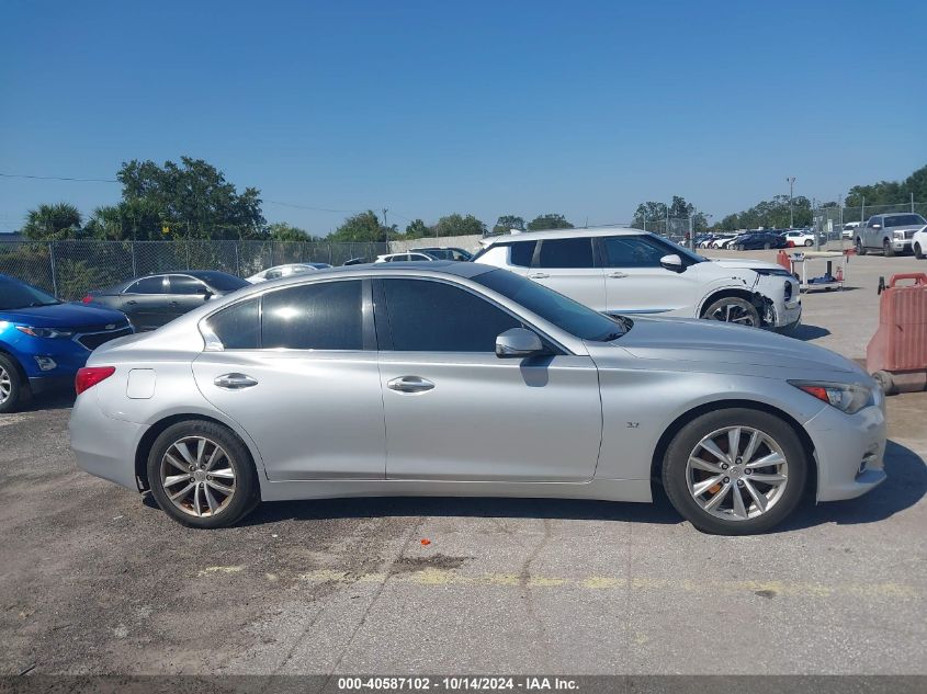 2015 Infiniti Q50 VIN: JN1BV7AP2FM330709 Lot: 40587102