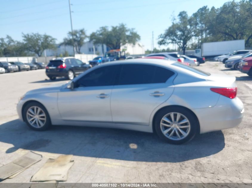 2015 Infiniti Q50 VIN: JN1BV7AP2FM330709 Lot: 40587102