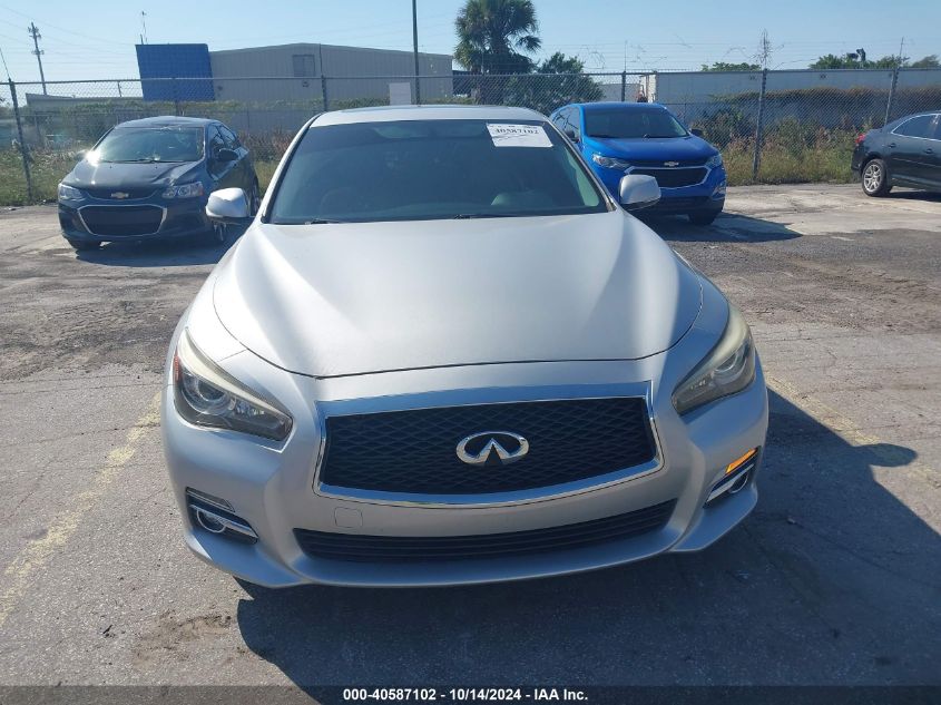 2015 Infiniti Q50 VIN: JN1BV7AP2FM330709 Lot: 40587102