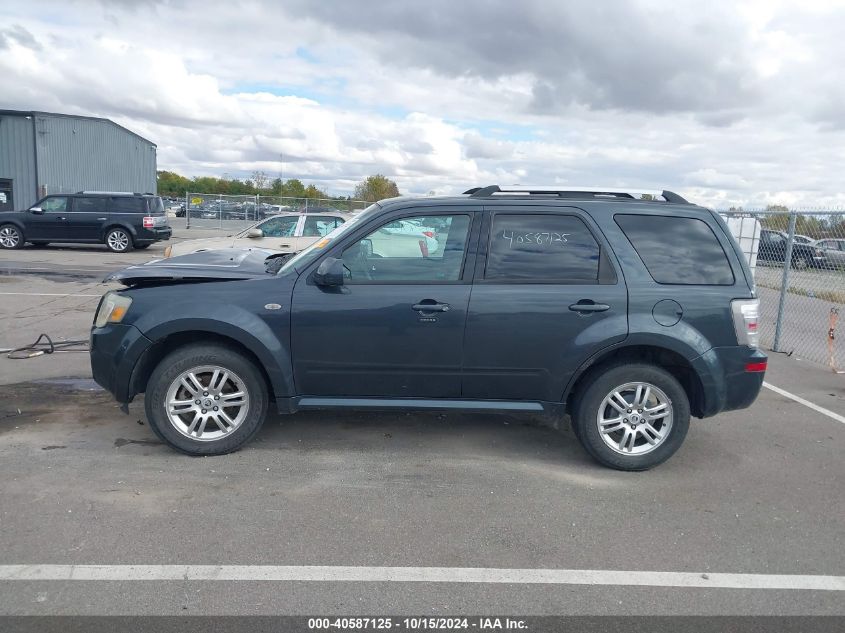 2009 Mercury Mariner Premier V6 VIN: 4M2CU97G09KJ11538 Lot: 40587125