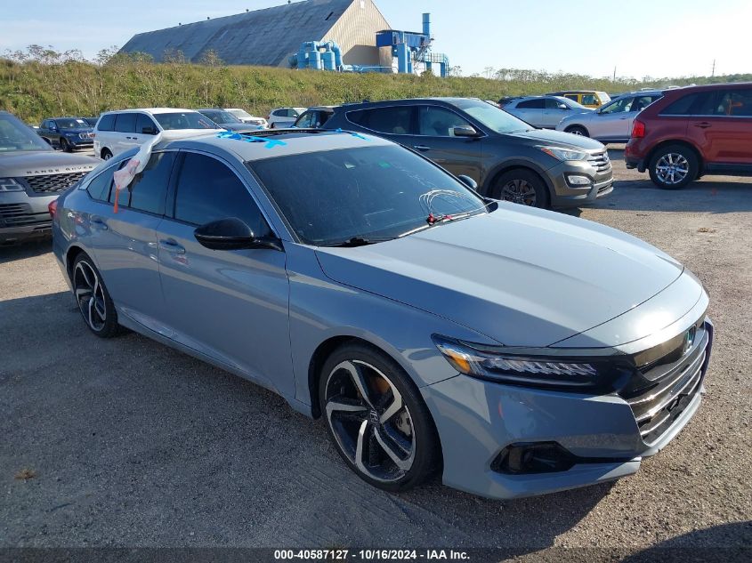 2022 Honda Accord Sport 2.0T VIN: 1HGCV2F30NA000028 Lot: 40587127