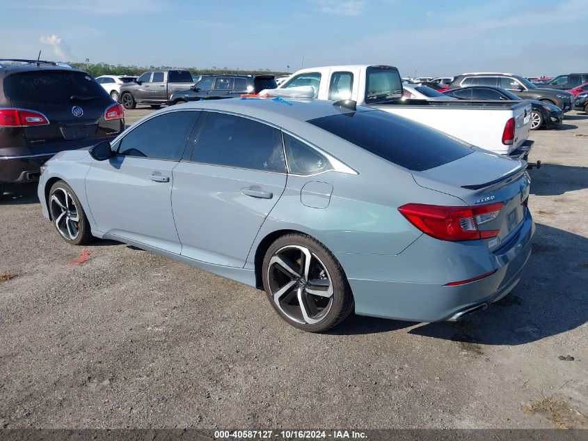 2022 Honda Accord Sport 2.0T VIN: 1HGCV2F30NA000028 Lot: 40587127