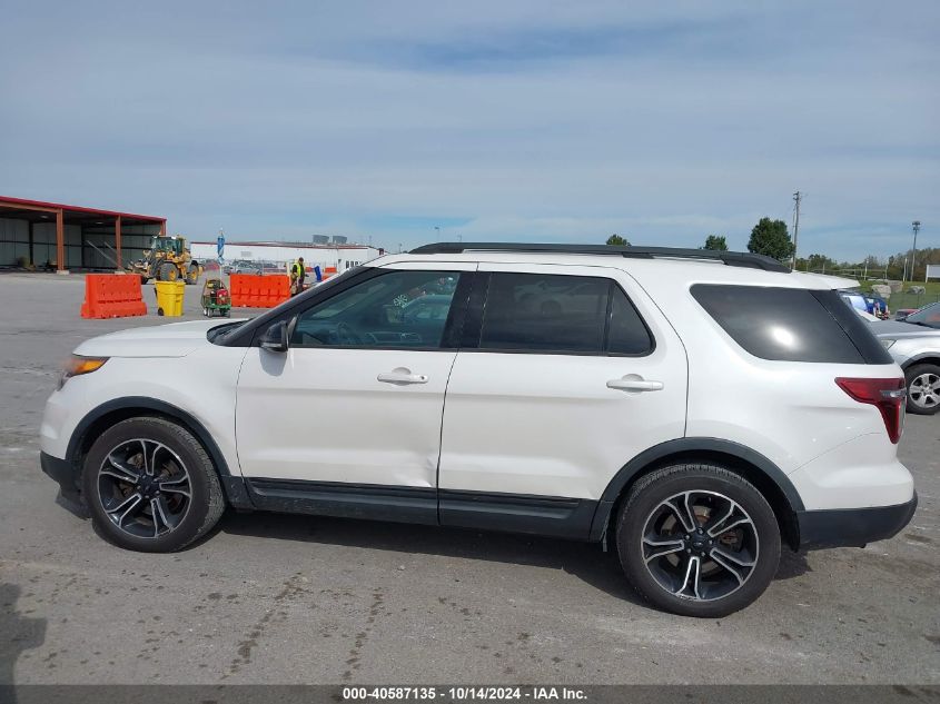 2015 Ford Explorer Sport VIN: 1FM5K8GT3FGC40072 Lot: 40587135