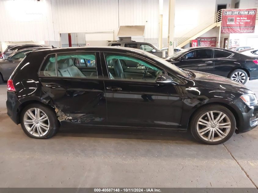 3VW2A7AU6FM047214 2015 Volkswagen Golf Tdi Se 4-Door