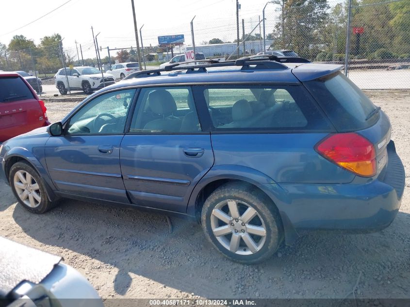 2006 Subaru Outback 2.5I Limited VIN: 4S4BP62C367322643 Lot: 40587171