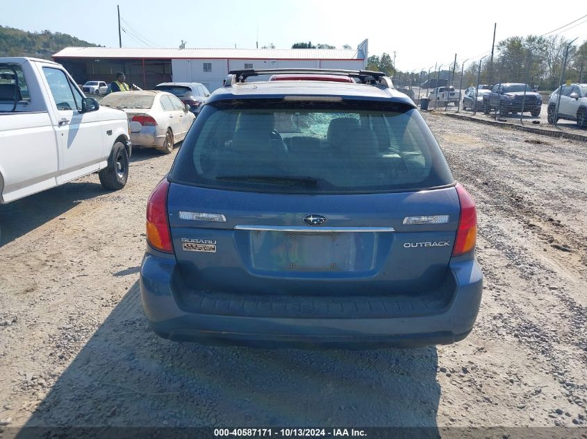 2006 Subaru Outback 2.5I Limited VIN: 4S4BP62C367322643 Lot: 40587171