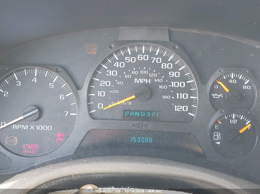 2002 Chevrolet Trailblazer VIN: 1GNDT13S022487503 Lot: 40587189