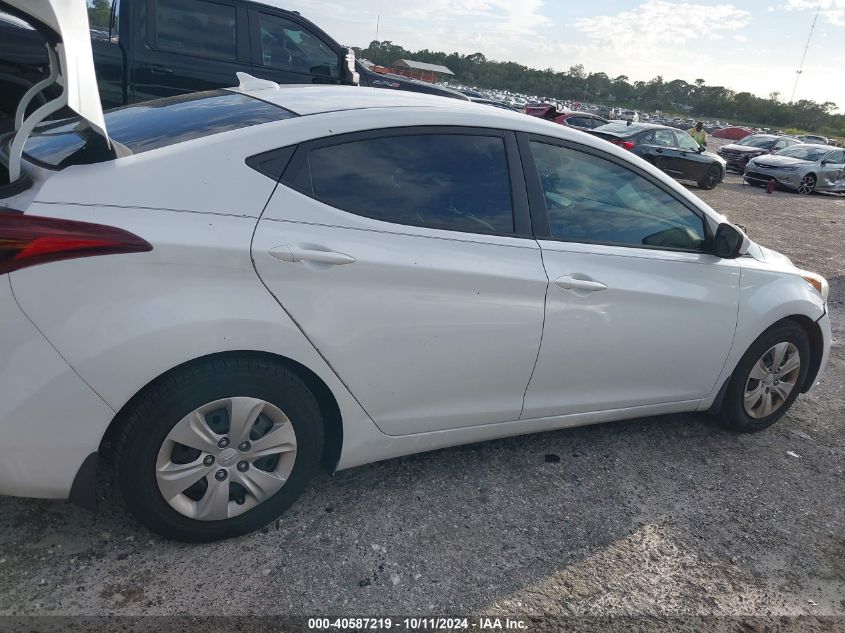 5NPDH4AE2GH682341 2016 Hyundai Elantra Se