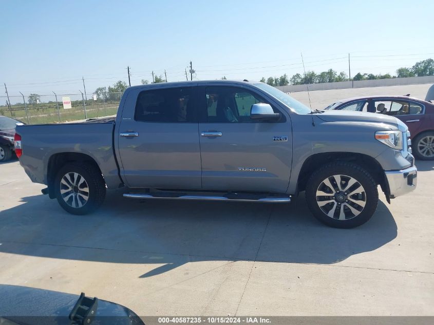 2018 Toyota Tundra Limited 5.7L V8 VIN: 5TFFY5F11JX243583 Lot: 40587235