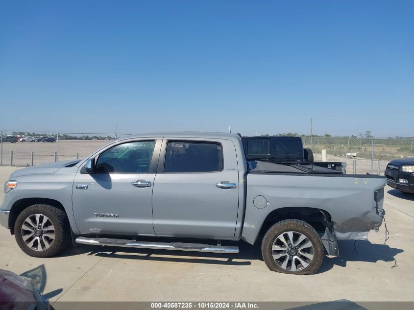 2018 Toyota Tundra Limited 5.7L V8 VIN: 5TFFY5F11JX243583 Lot: 40587235