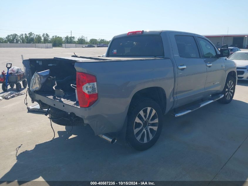 2018 Toyota Tundra Limited 5.7L V8 VIN: 5TFFY5F11JX243583 Lot: 40587235