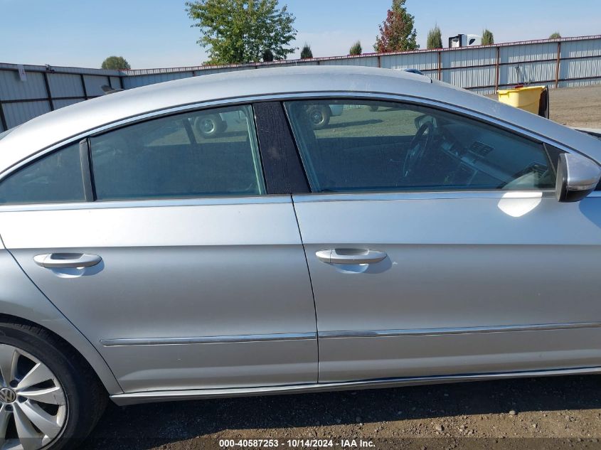 2012 Volkswagen Cc Sport VIN: WVWMN7AN5CE550727 Lot: 40587253