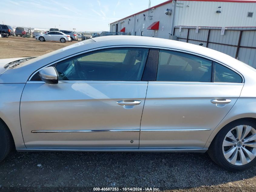 2012 Volkswagen Cc Sport VIN: WVWMN7AN5CE550727 Lot: 40587253