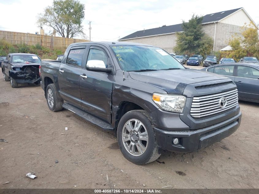 2014 Toyota Tundra Crewmax Platinum VIN: 5TFAY5F11EX367482 Lot: 40587266