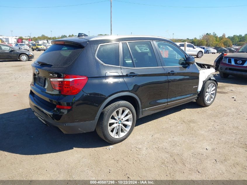 VIN 5UXWZ7C54H0U44783 2017 BMW X3, Sdrive28I no.4