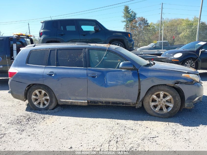 2012 Toyota Highlander Se VIN: 5TDBK3EHXCS098958 Lot: 40587306