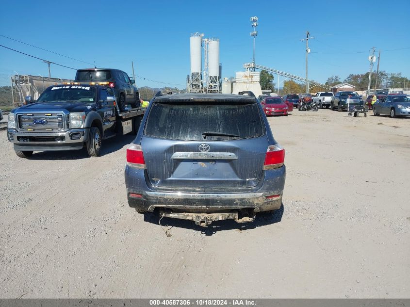 2012 Toyota Highlander Se VIN: 5TDBK3EHXCS098958 Lot: 40587306