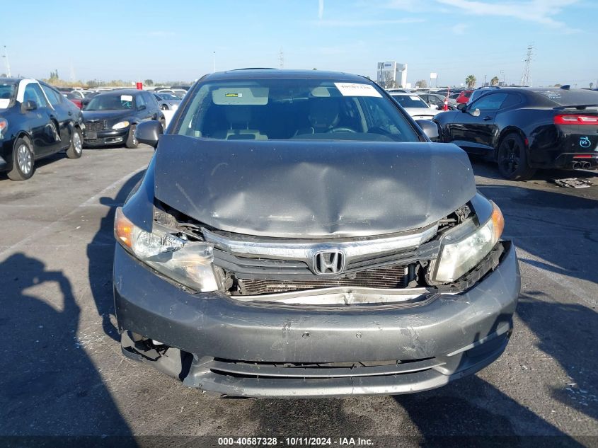 2012 Honda Civic Ex VIN: 19XFB2F87CE304712 Lot: 40587328