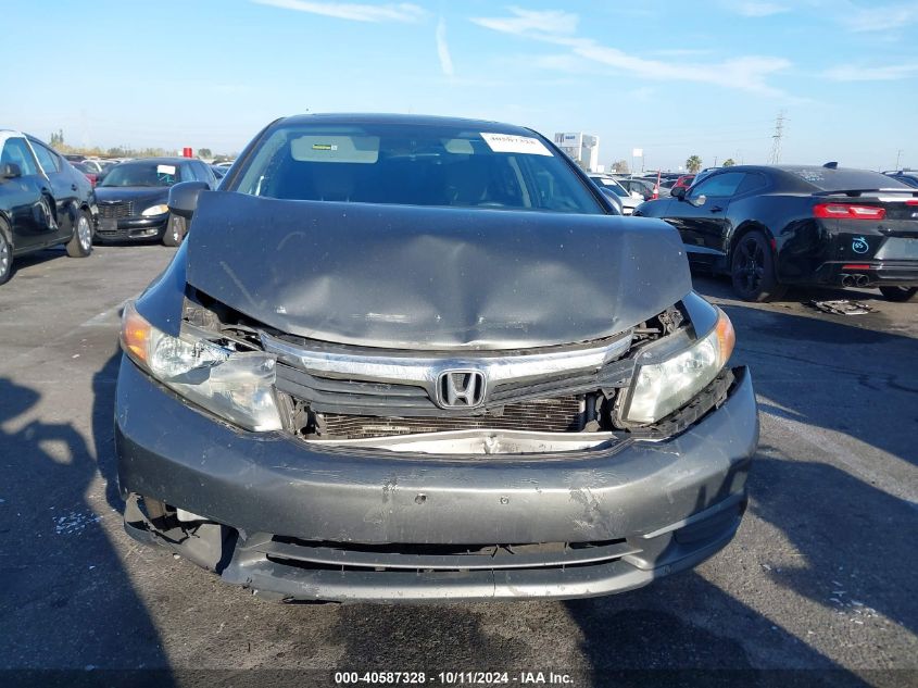 2012 Honda Civic Ex VIN: 19XFB2F87CE304712 Lot: 40587328