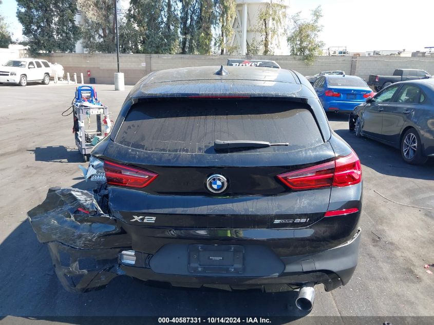 2018 BMW X2 Sdrive28I VIN: WBXYJ3C38JEJ81301 Lot: 40587331