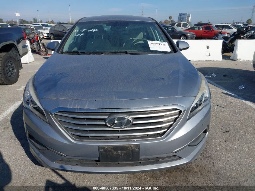 2017 Hyundai Sonata Se VIN: 5NPE24AF0HH505223 Lot: 40587335