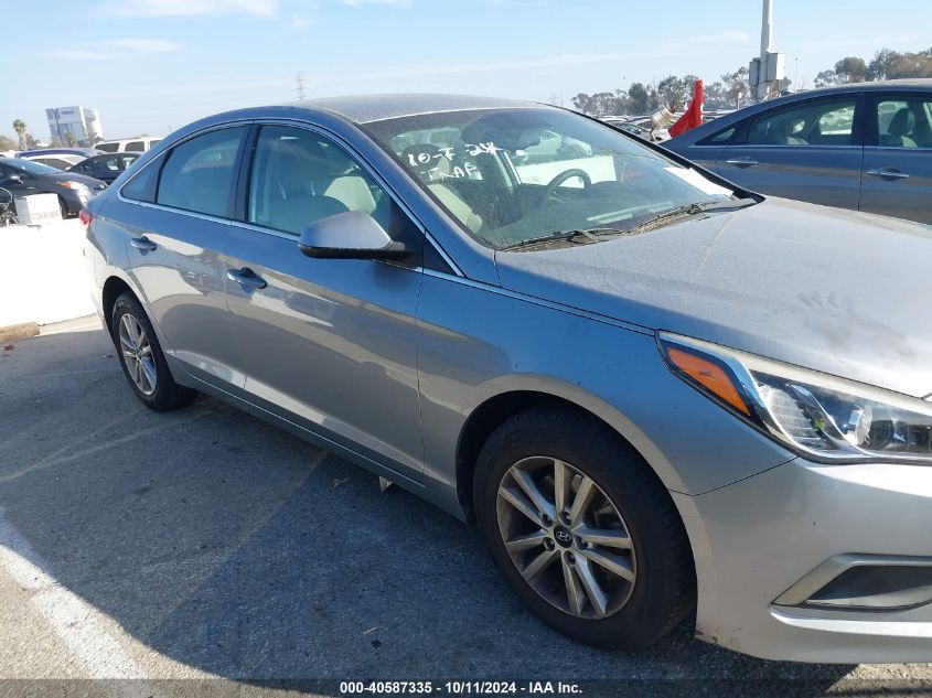 2017 Hyundai Sonata Se VIN: 5NPE24AF0HH505223 Lot: 40587335