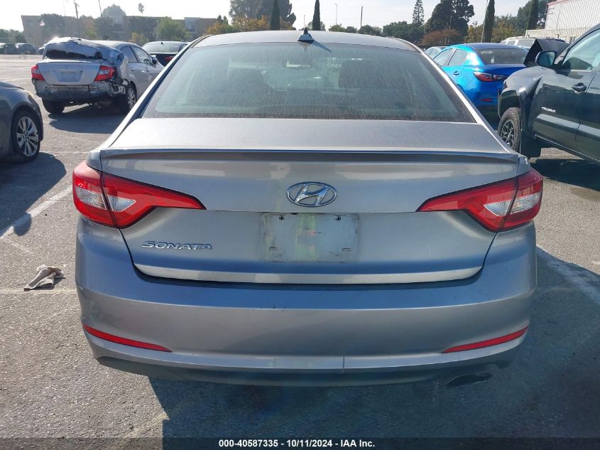 2017 Hyundai Sonata Se VIN: 5NPE24AF0HH505223 Lot: 40587335