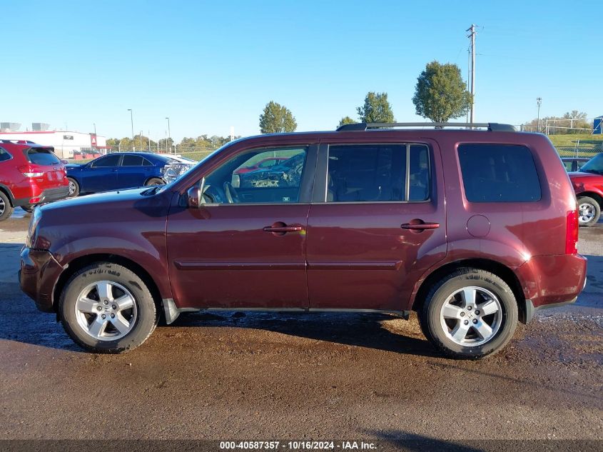 2010 Honda Pilot Ex VIN: 5FNYF4H41AB006599 Lot: 40587357