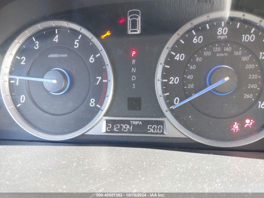 2013 Honda Crosstour Ex-L V6 VIN: 5J6TF1H54DL001734 Lot: 40587362