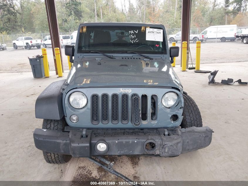 2014 Jeep Wrangler Unlimited Sport VIN: 1C4HJWDG1EL227701 Lot: 40587369