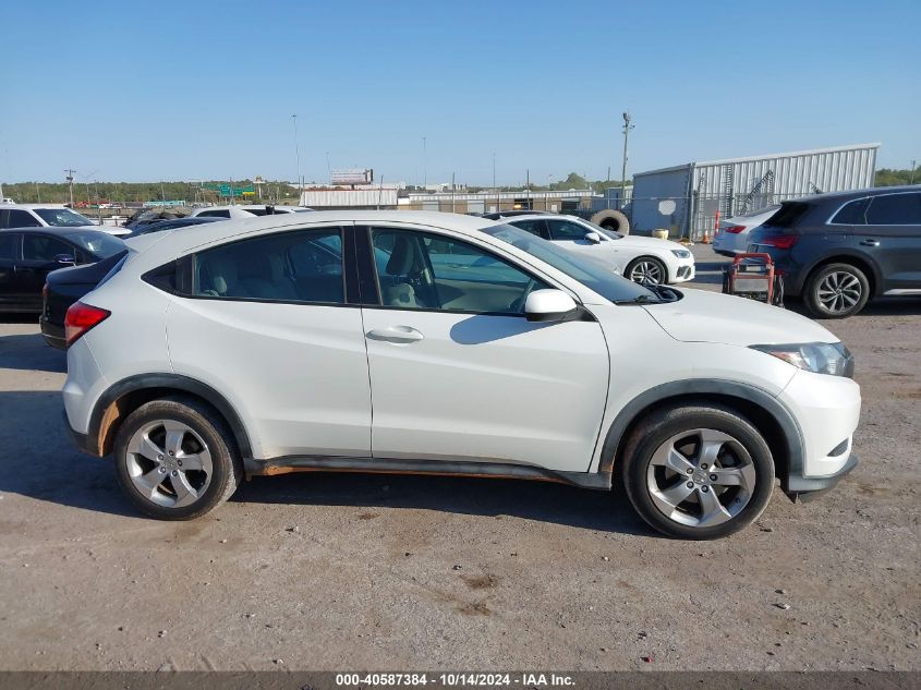 2016 Honda Hr-V Lx VIN: 3CZRU6H34GM749754 Lot: 40587384