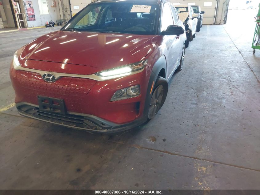 2021 Hyundai Kona Electric Sel VIN: KM8K23AG3MU133863 Lot: 40587386