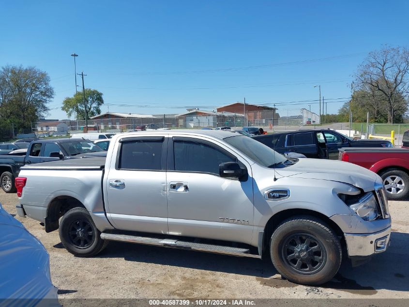 2017 Nissan Titan Sv VIN: 1N6AA1E51HN575411 Lot: 40587399