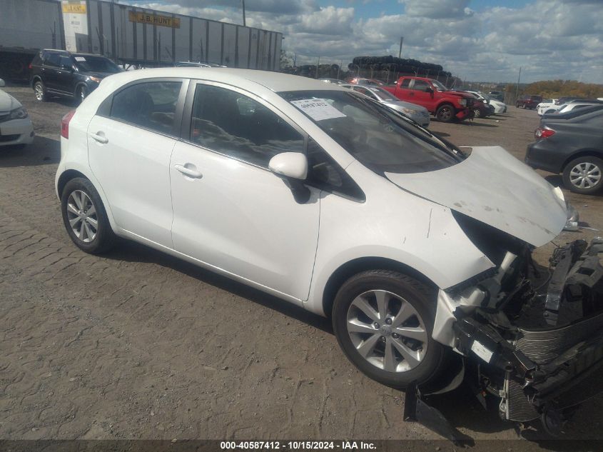 2013 Kia Rio Ex VIN: KNADN5A34D6104273 Lot: 40587412