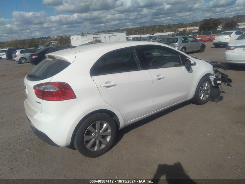 2013 Kia Rio Ex VIN: KNADN5A34D6104273 Lot: 40587412