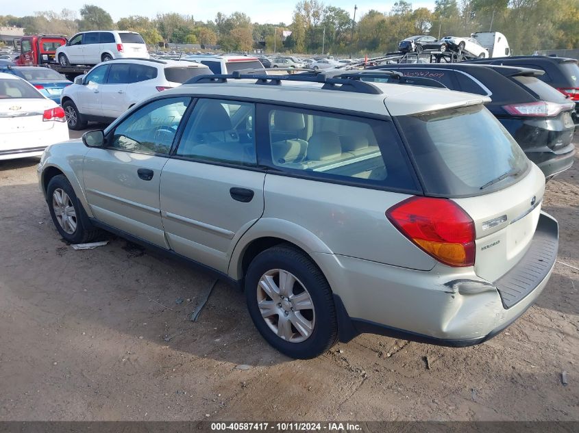 4S4BP61C957393202 2005 Subaru Legacy Outback 2.5I