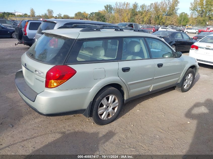 4S4BP61C957393202 2005 Subaru Legacy Outback 2.5I