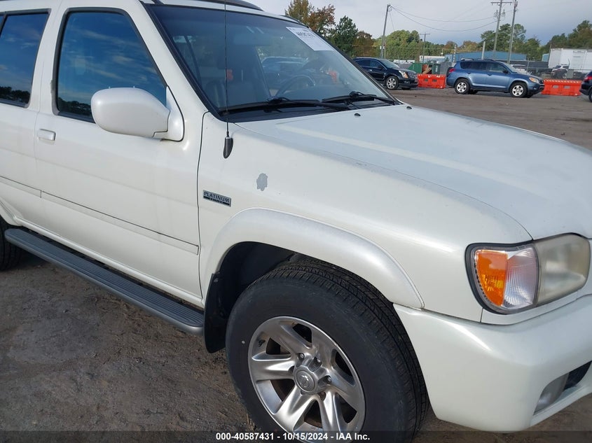 2004 Nissan Pathfinder Le Platinum VIN: JN8DR09Y54W909259 Lot: 40587431